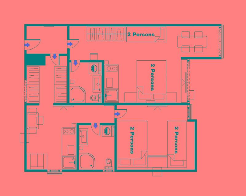 בודווה D&D Apartments 3 מראה חיצוני תמונה